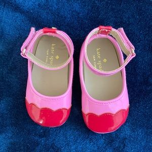 Baby 3-6 month kate spade Velcro side shoes